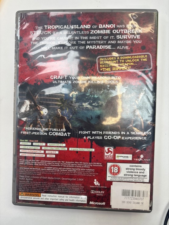 1-1-271568-4-Videojuego Xbox 360 Dead Island Special Edition
