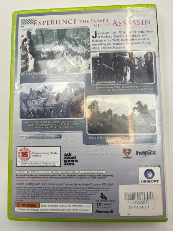 1-1-271571-2-Videojuego Xbox 360 Assassins Creed