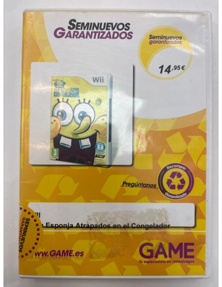 1-1-261027-1-Videojuego Wii Bob Esponja Atrapados En El Congelador