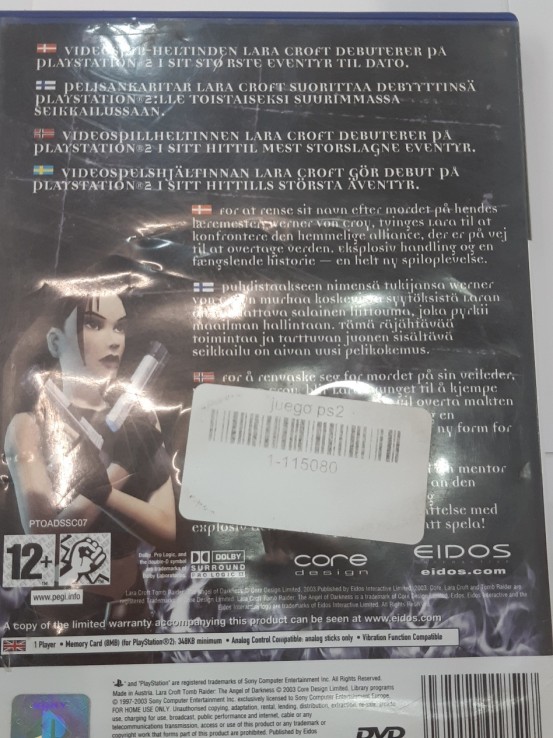 1-1-246407-2-Videojuego PS2 Tomb raider 