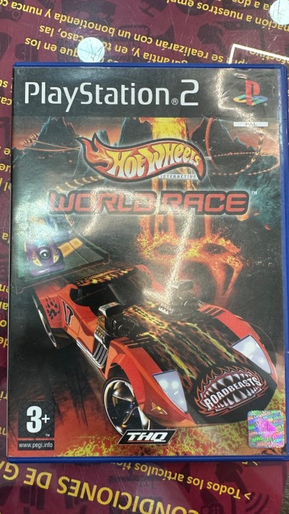 1-1-243565-1-Videojuego PS2 Hot Wheels World Race