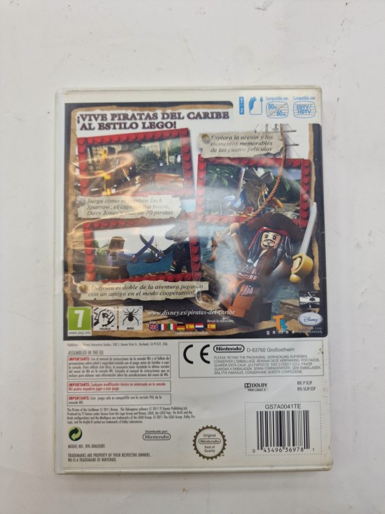 1-1-262532-5-Videojuego Wii Lego Piratas del Caribe 