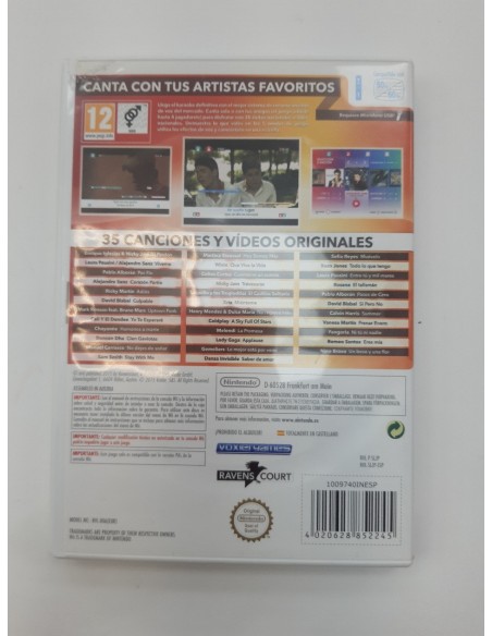 1-1-256286-2-Videojuego Wii LET S SING 8 WII