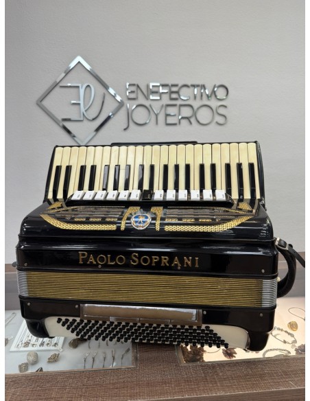 1-1-267404-1-Pianos Y órganos Acordeon Paolo Soprani 120 Bajos