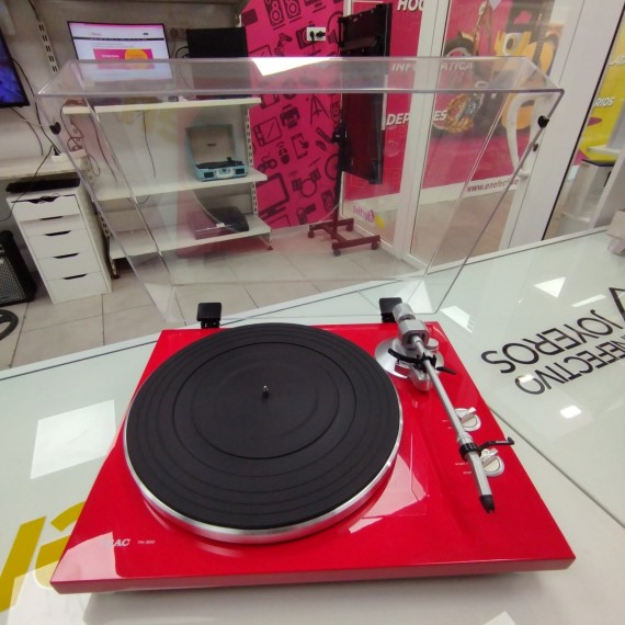 6-6-162675-1-Giradiscos Teac TN 300 Rojo