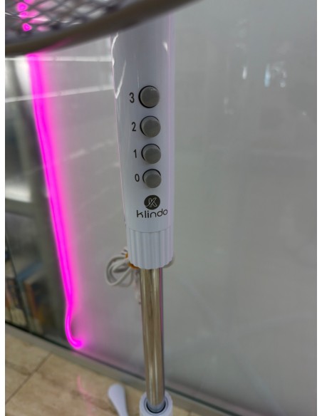 8-8-77829-2-Ventilador de pie blanco Klindo ksf7405 55w