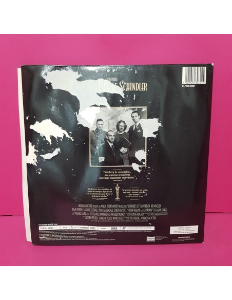 8-8-67997-2-La Lista de Schindler Laser Disc