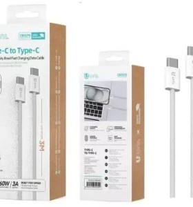 8-8-75938-1-Cable tipo C a tipo C 60W 3A 1M