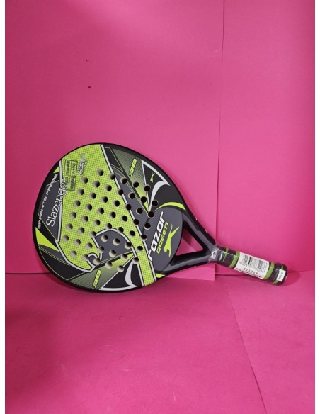 8-8-72920-5-Pala De Pádel Razor Green Slazenger (nueva)