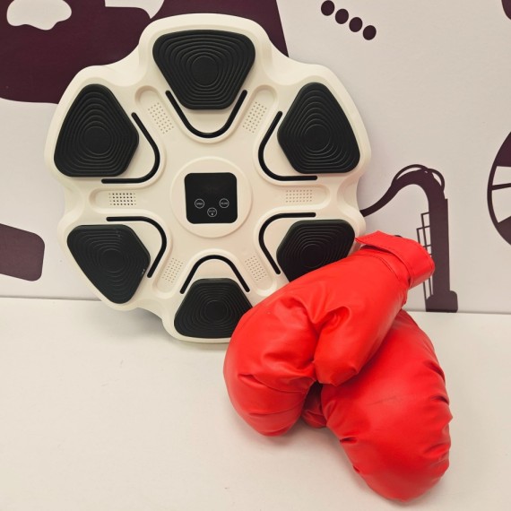 8-8-78218-1-Juguetes Panel De Boxeo 2 Guantes Con Bluetoohth