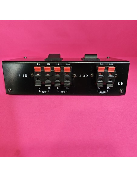 8-8-64900-4-Música profesional MONACOR SPS-20S Caja de conmutación para altavoces
