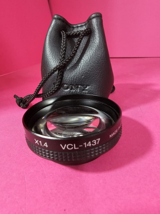 8-8-72523-4-Fotografía y videocámaras Lente Sony tele conversion x14 VCL 1437