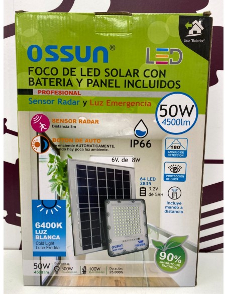 8-8-78145-1-Hogar y complementos Foco de Exterior Solar Ossun (Sin Uso)