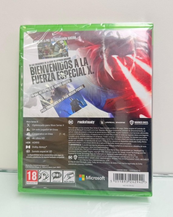8-8-75310-2-Videojuego Xbox One Suicide SQUAD nuevo