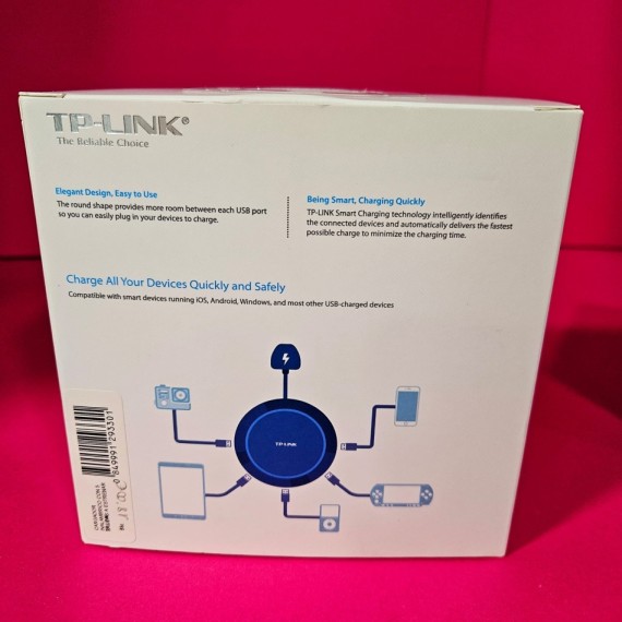 8-8-69965-2-Cargador TP-LINK 5 Puertos FAST USB Charger Mod.UP525