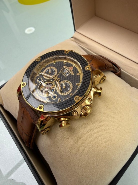 8-8-78167-3-Reloj alta gama caballero Lanscotte Automatic Open Balance 