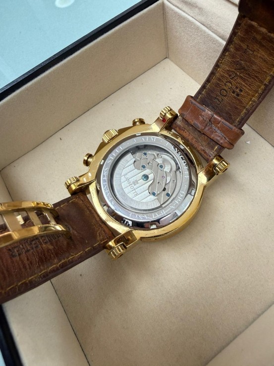 8-8-78167-5-Reloj alta gama caballero Lanscotte Automatic Open Balance 
