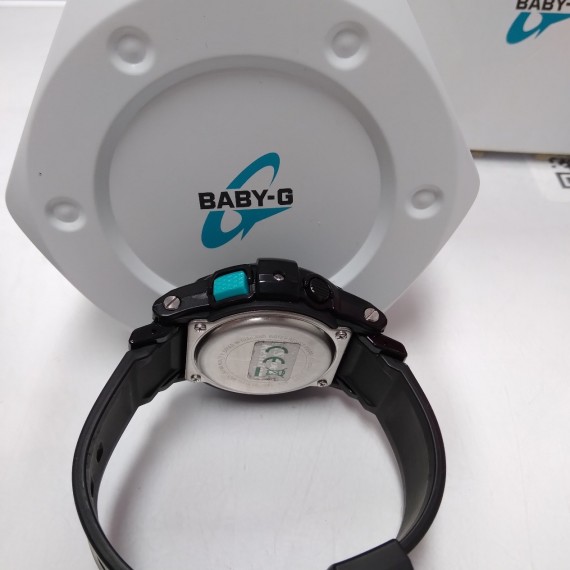 8-9-53265-3-Reloj Pulsera Señora Baby G Bga-180 Negro Rosa