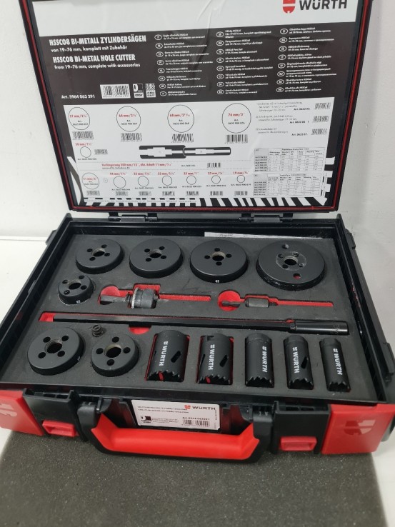 8-8-44663-1-Kit Herramientas Variadas Wurth Hss C08 Bi-metall