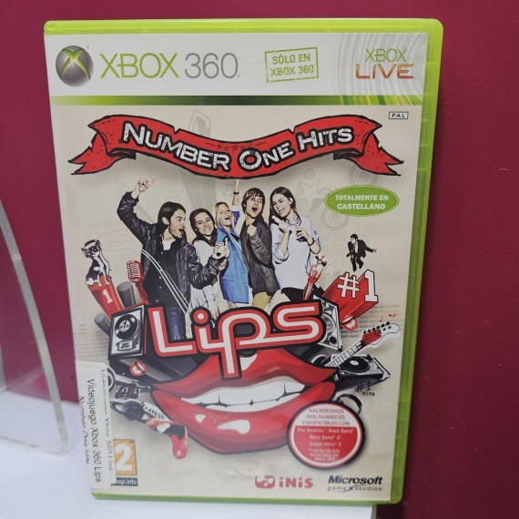 8-8-50272-1-Videojuego Xbox 360 Lips Number One Hits