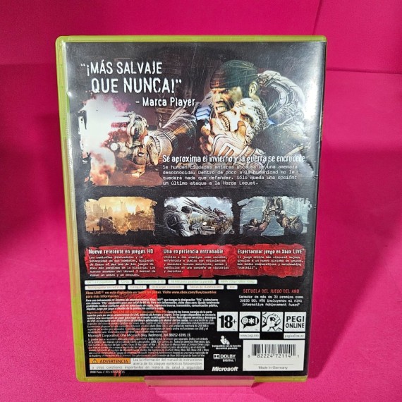 8-8-70073-2-Videojuego Xbox 360 Gears of War 2