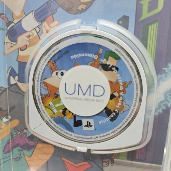 8-8-62660-4-Videojuego PSP Phineas y Ferb 2ª dimension