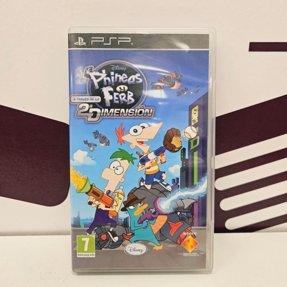 8-8-78366-1-Videojuego PSP Phineas y Ferb A través de la 2º dimensión