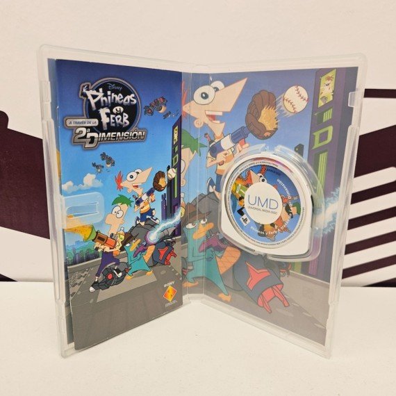 8-8-78366-3-Videojuego PSP Phineas y Ferb A través de la 2º dimensión