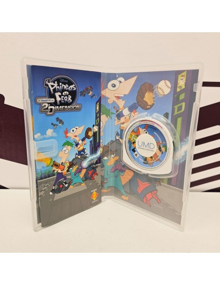 8-8-78366-3-Videojuego PSP Phineas y Ferb A través de la 2º dimensión