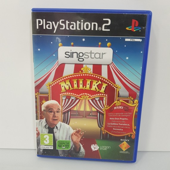 8-8-55069-1-Videojuego PS2 Singstar MILIKI