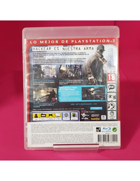 8-8-69289-2-Videojuego PS3 Essentials watchdogs