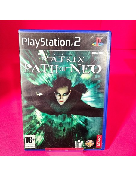 8-8-69893-4-Videojuego PS2 The Matrix:Path Of Neo
