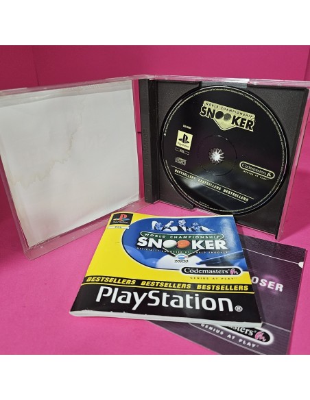 8-8-69637-4-Videojuego PS1 World Championship Snooker (EN) Pal