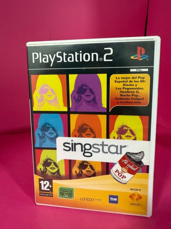 8-8-74201-1-Videojuego PS2 Singstar La Edad de Oro del Pop
