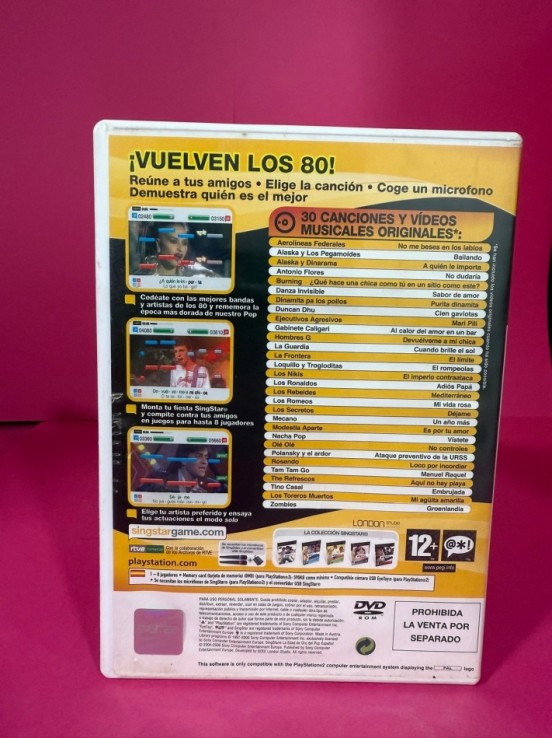 8-8-74201-3-Videojuego PS2 Singstar La Edad de Oro del Pop