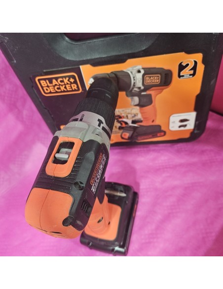 8-8-67152-5-Taladro A Bateria Black Decker BCD003C2K (sin Cargador)