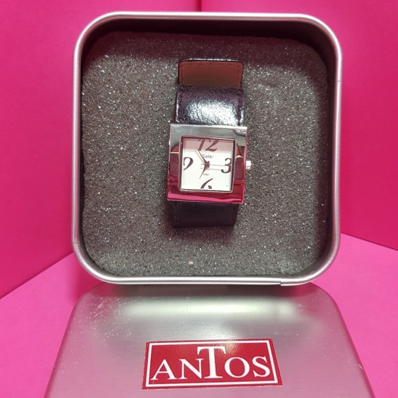8-8-66946-1-Reloj pulsera señora Antos Sole negro (Sin Uso)