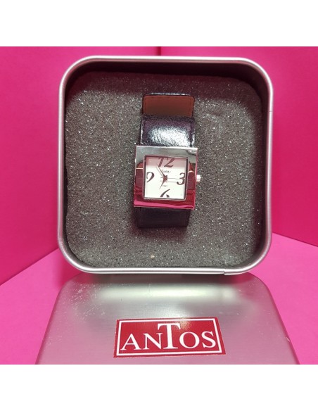 8-8-66946-1-Reloj pulsera señora Antos Sole negro (Sin Uso)