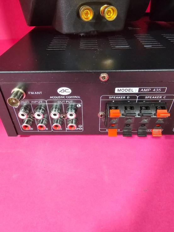 8-8-70124-10-Amplificador HiFi Acoustic Control AMP 435 2 Altavoces ks4076 30w 8ohm bases