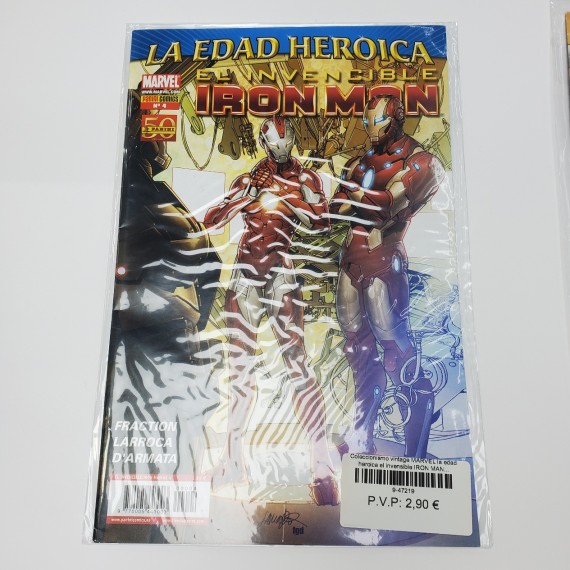 8-9-47219-1-Coleccionismo vintage MARVEL la edad heroica el invensible IRON MAN no5