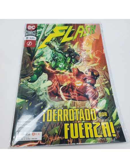 8-9-47235-1-Coleccionismo vintage DC Flash derrotado por fuerza No. 31