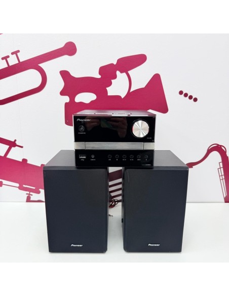 8-8-75858-5-Música Profesional Minicadena Pioneer X-EM22 - Negra Sin Mando 