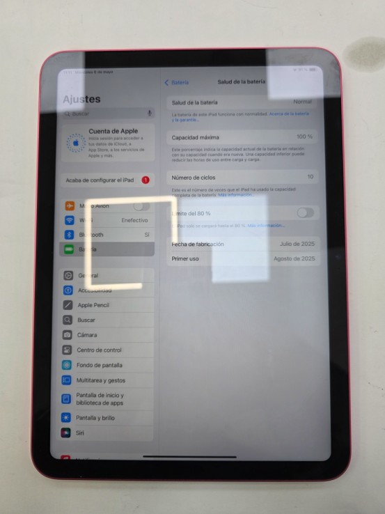 1-1-271935-1-iPad A16 128Gb Bat.100