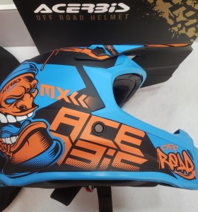 7-7-69814-1-Casco Integral Casco Moto Cross Steel Junior (51-52Cm) SIN USO