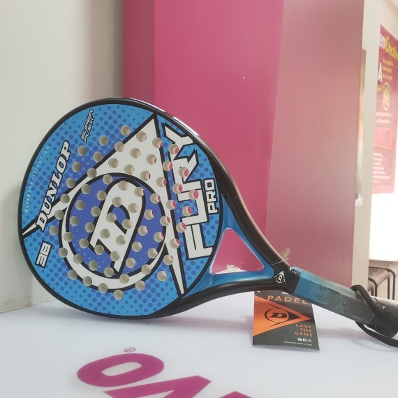 7-7-71703-1-Deportes Pala De Padel Dunlop Fury Pro Azul (Sin Uso)