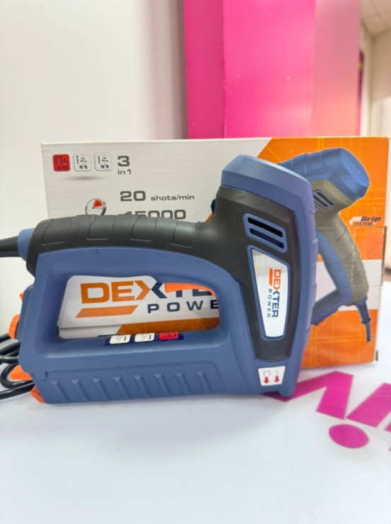 7-7-74345-1-Grapadora Cercados Dexter Power 200-240w Sin uso