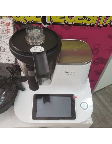 7-7-67201-2-Robot Multifuncion ROBOT COCINA MOULINEX CLIK COOK HF50PR30 BLANCO 1400W 