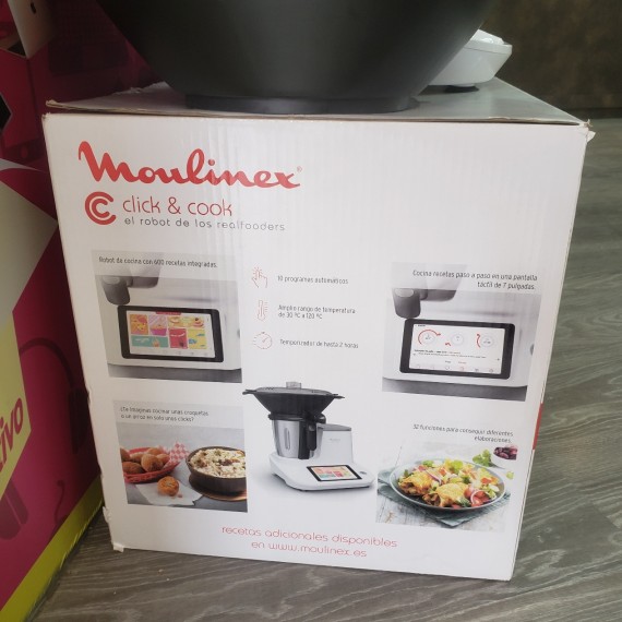 7-7-67201-3-Robot Multifuncion ROBOT COCINA MOULINEX CLIK COOK HF50PR30 BLANCO 1400W 