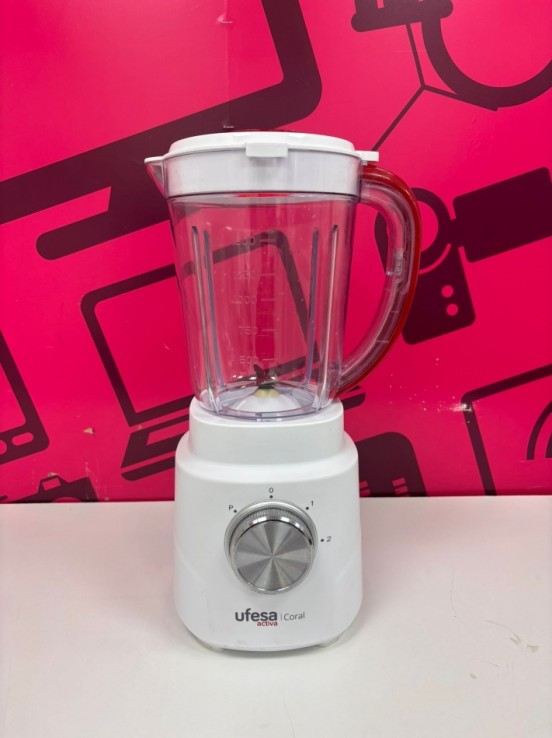 7-7-87427-2-Batidora Vaso Ufesa BS Coral