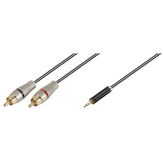 7-7-70314-1-2M Cable Minijack a 2 RCA